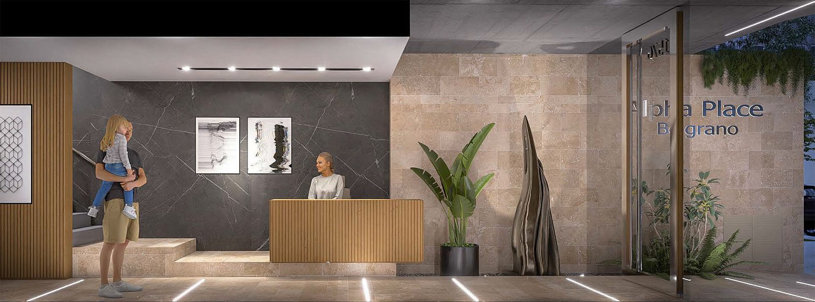 Vista frente lobby
